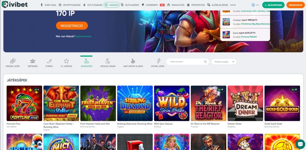 ivibet jatekok