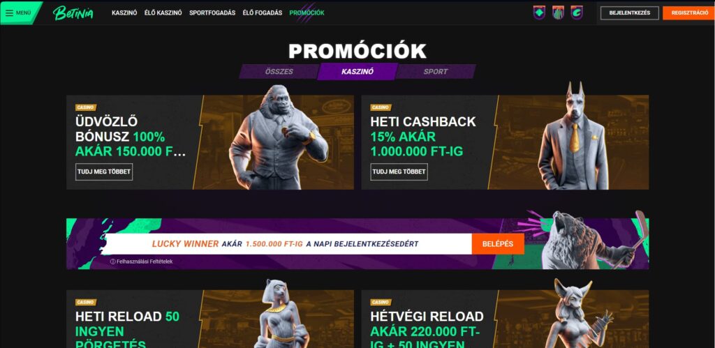 betinia promociok