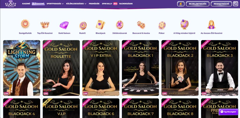 slotspalace elo kaszino