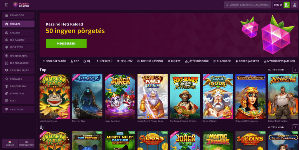 Malina Casino Magyarország