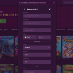 Malina Casino Regisztrációs űrlap