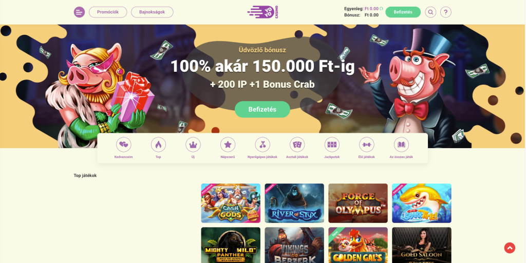 YoYo Casino Magyarország