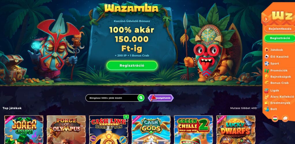 Wazamba Casino Magyarország