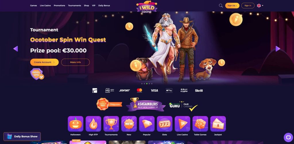 iWild Casino Magyarország