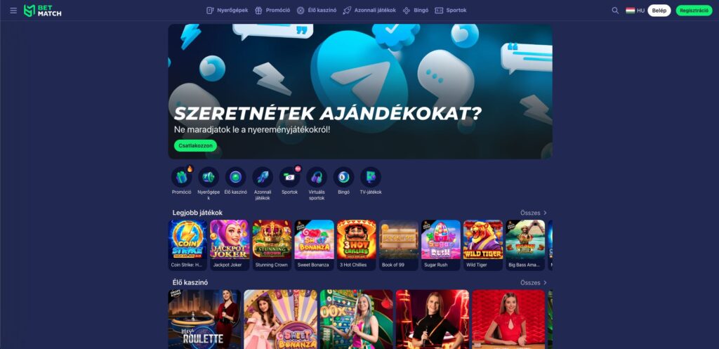 Betmatch Casino Magyarország