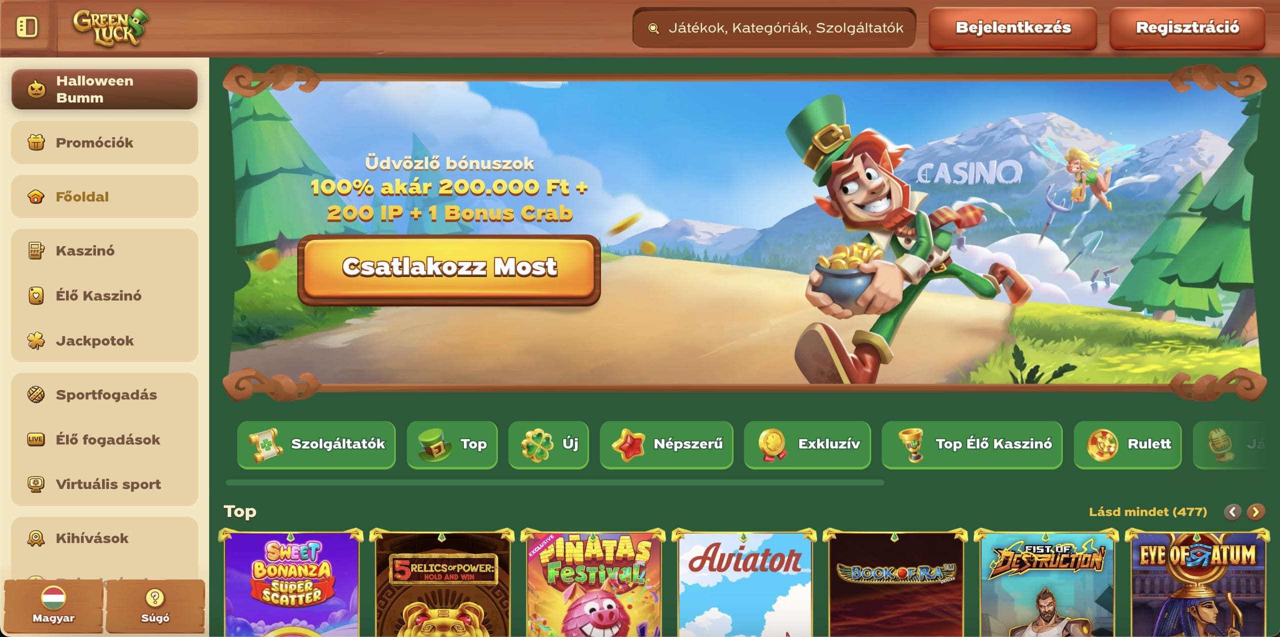 GreenLuck Casino Magyarország