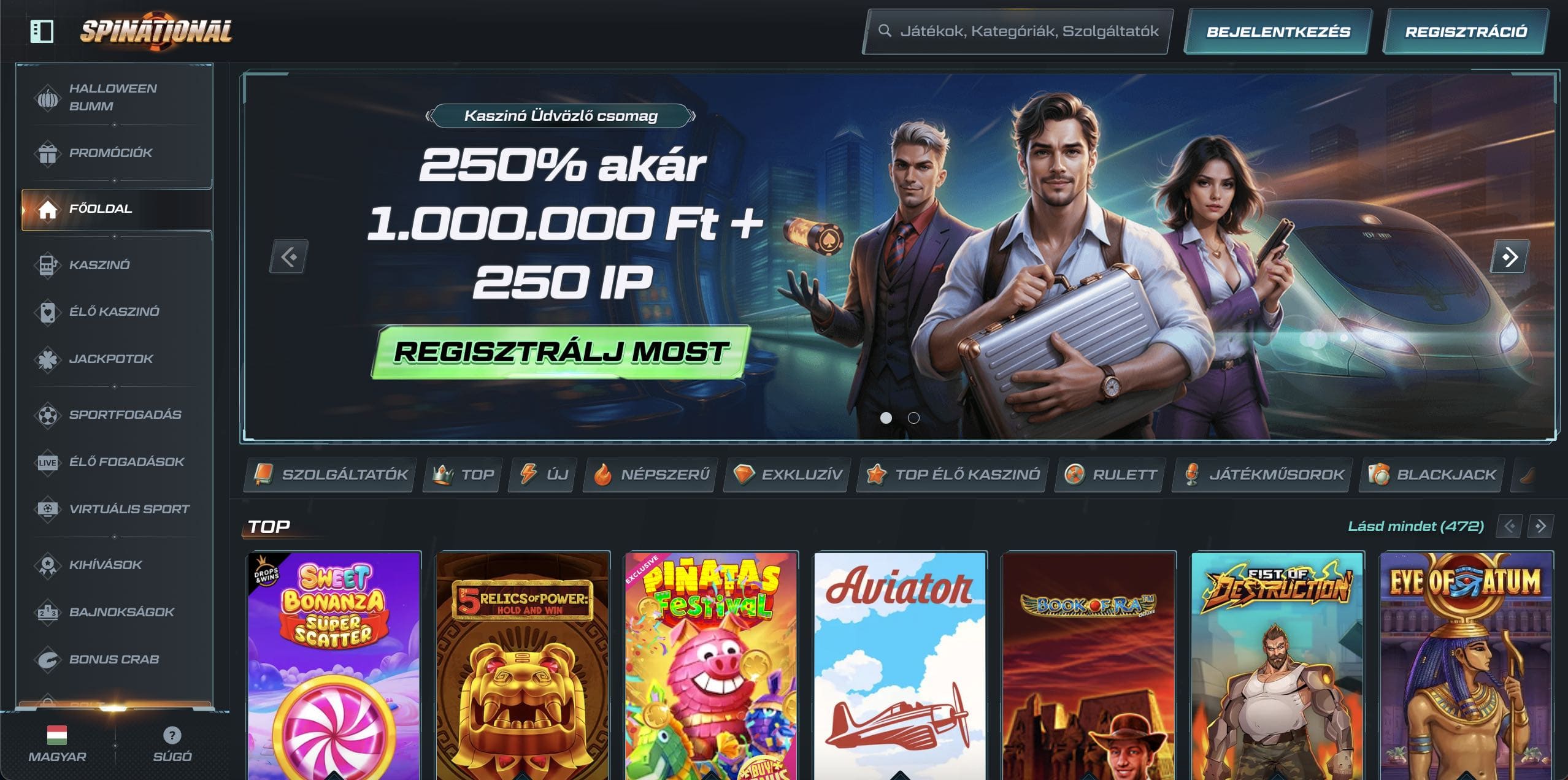 Spinational Casino Magyarország