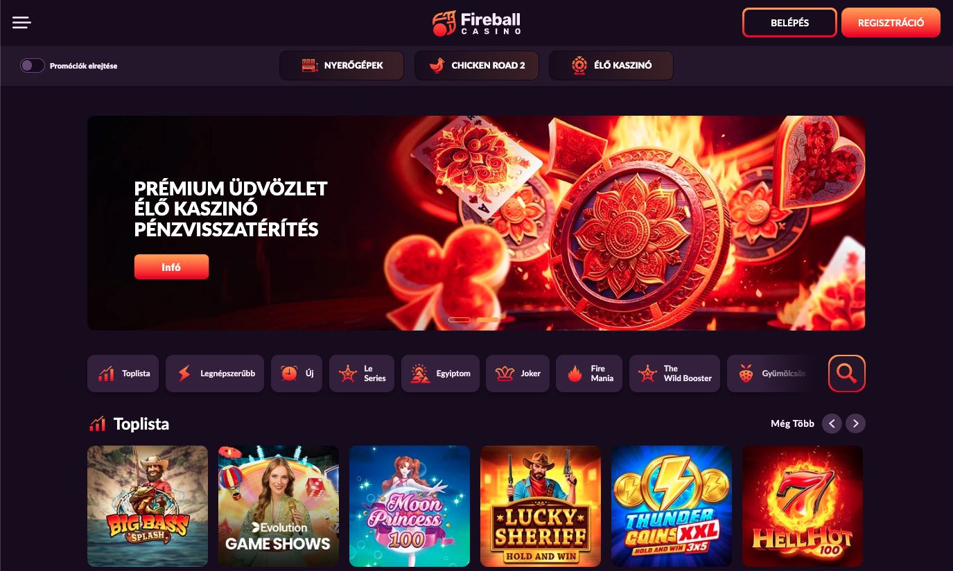 Fireball Casino Magyarország