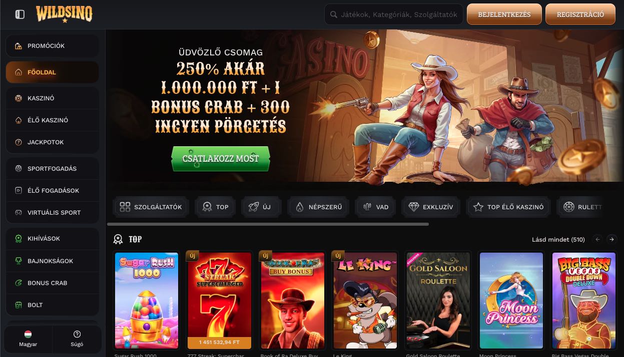 Wildsino Casino Magyarország