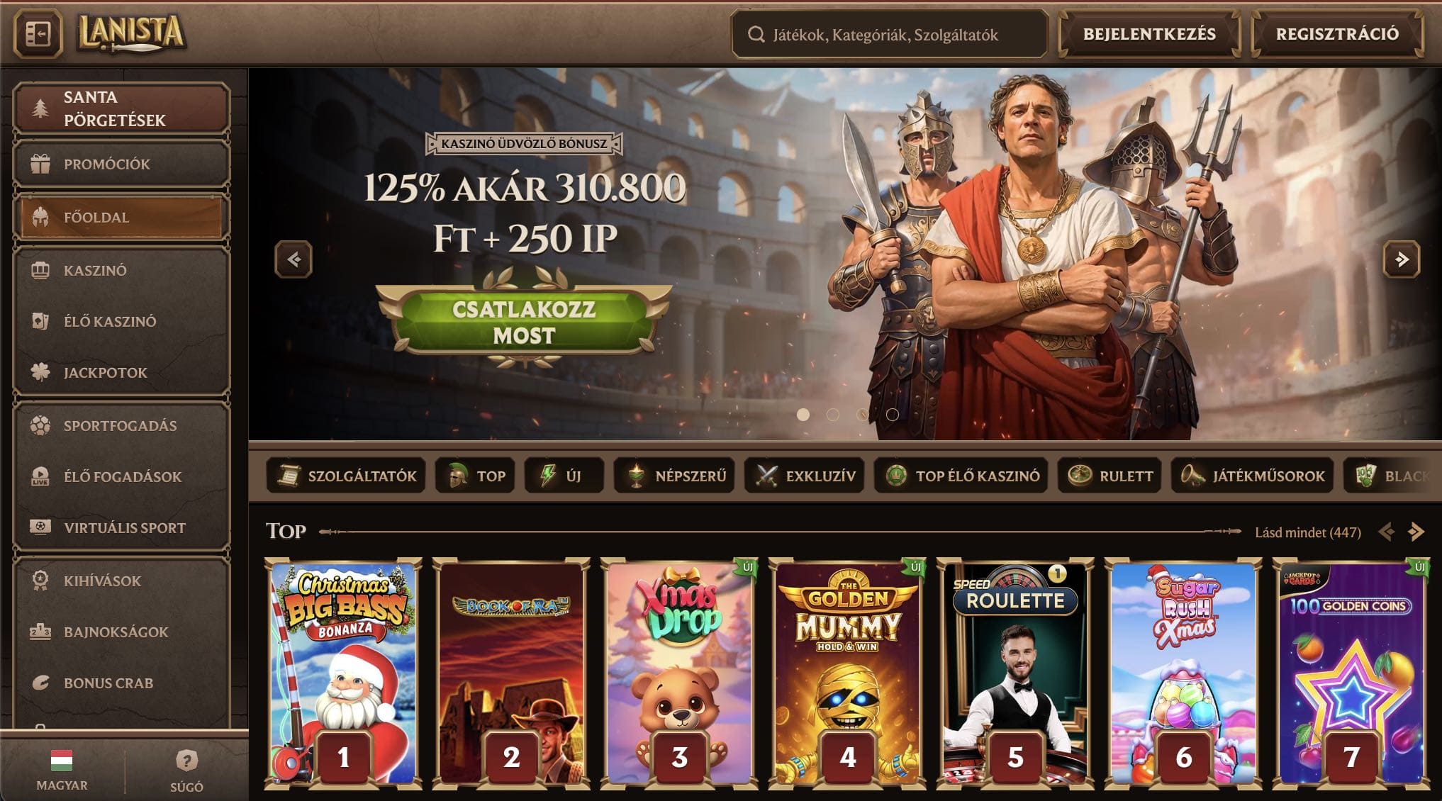 Lanista Casino Magyarország