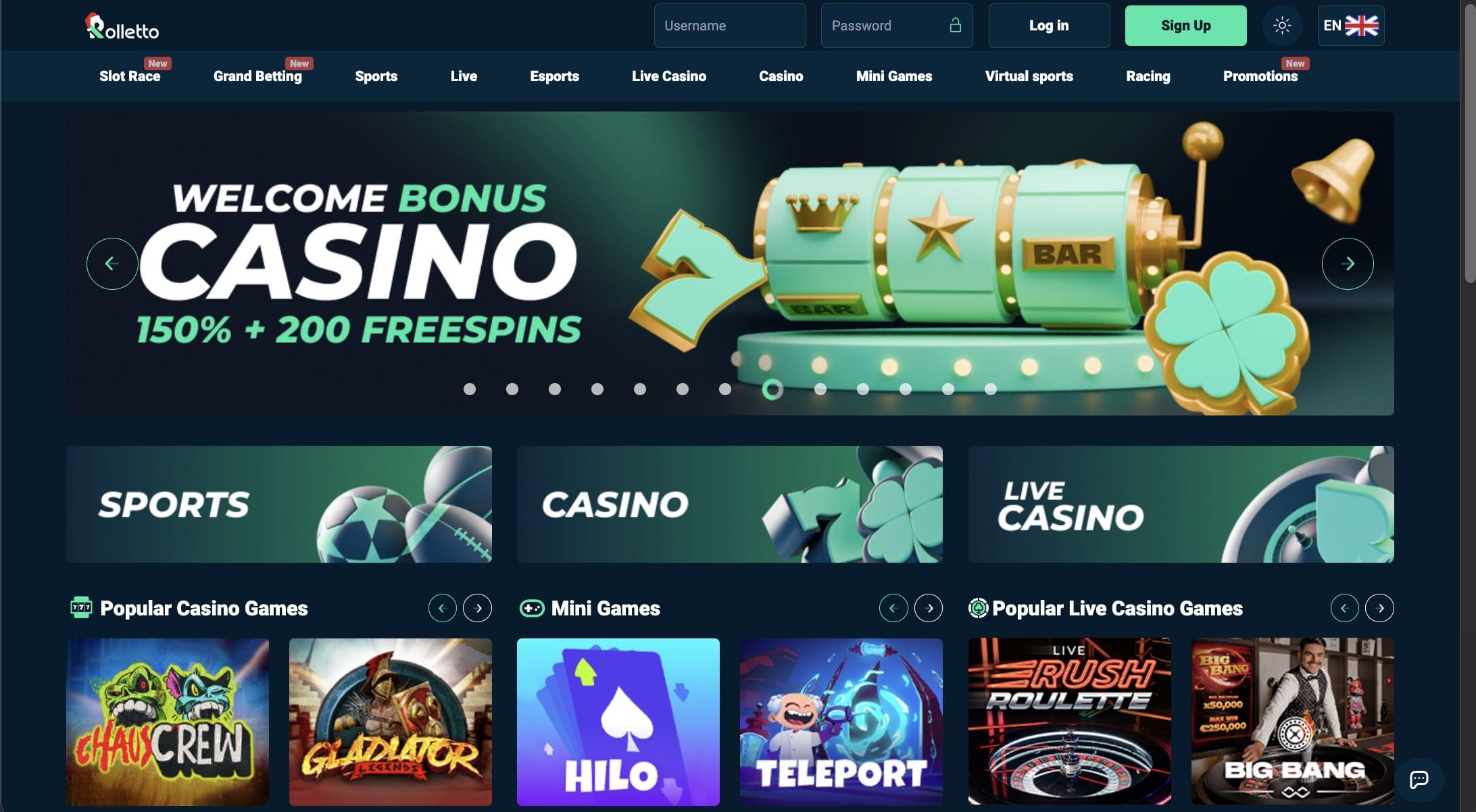 Rolletto Casino Magyarország