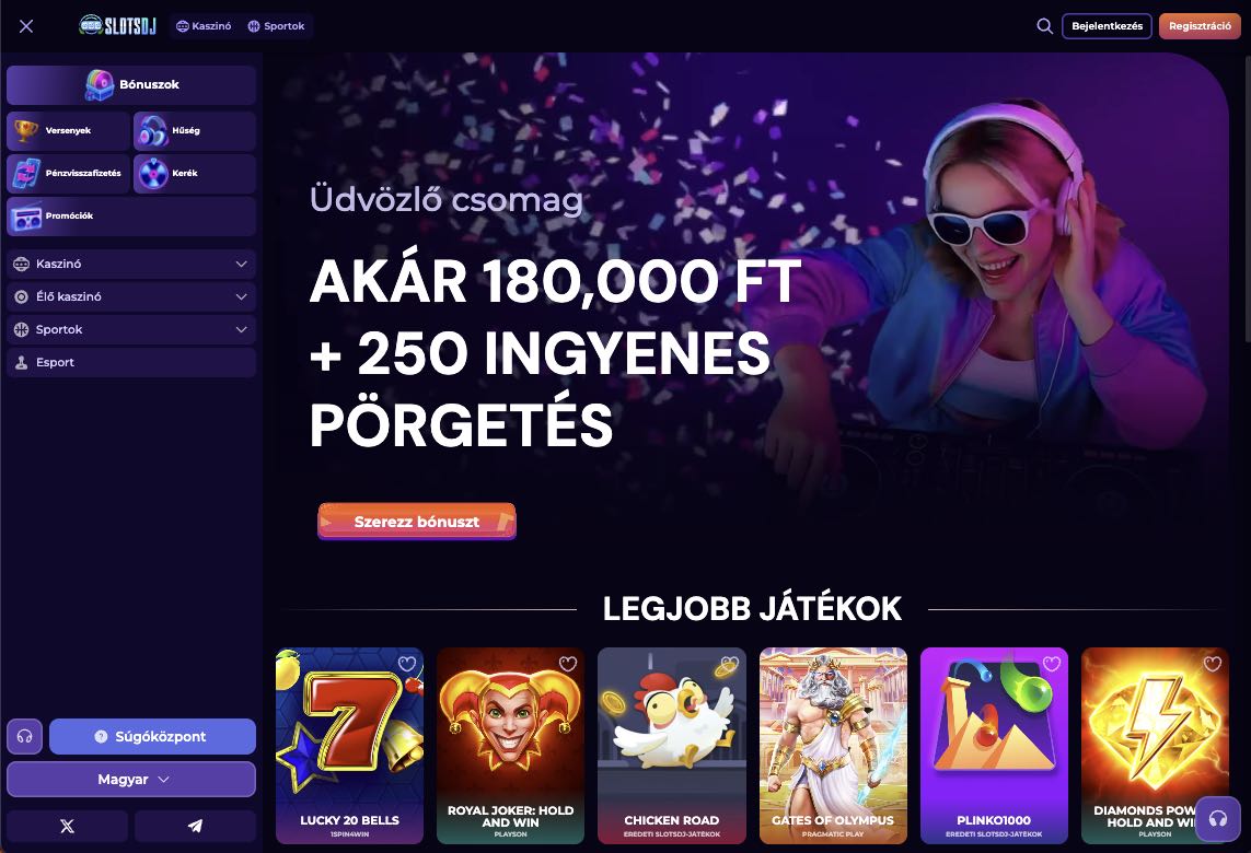 SlotsDJ Casino Magyarország