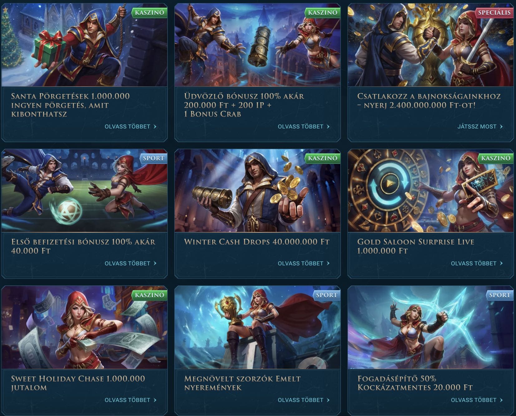 Slotuna Casino bónuszok