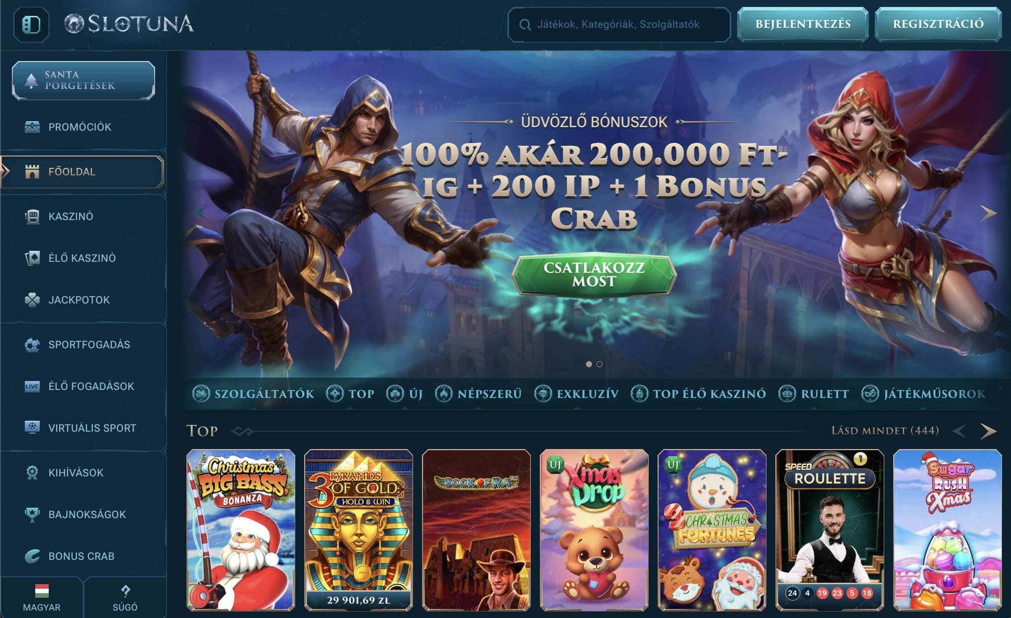 Slotuna Casino Magyarország