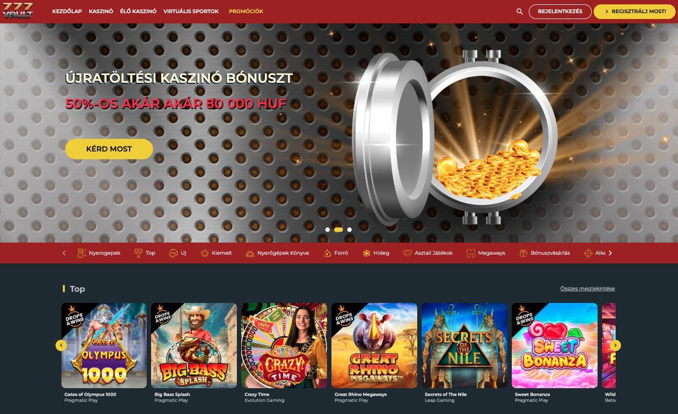 777Vault Casino Magyarország