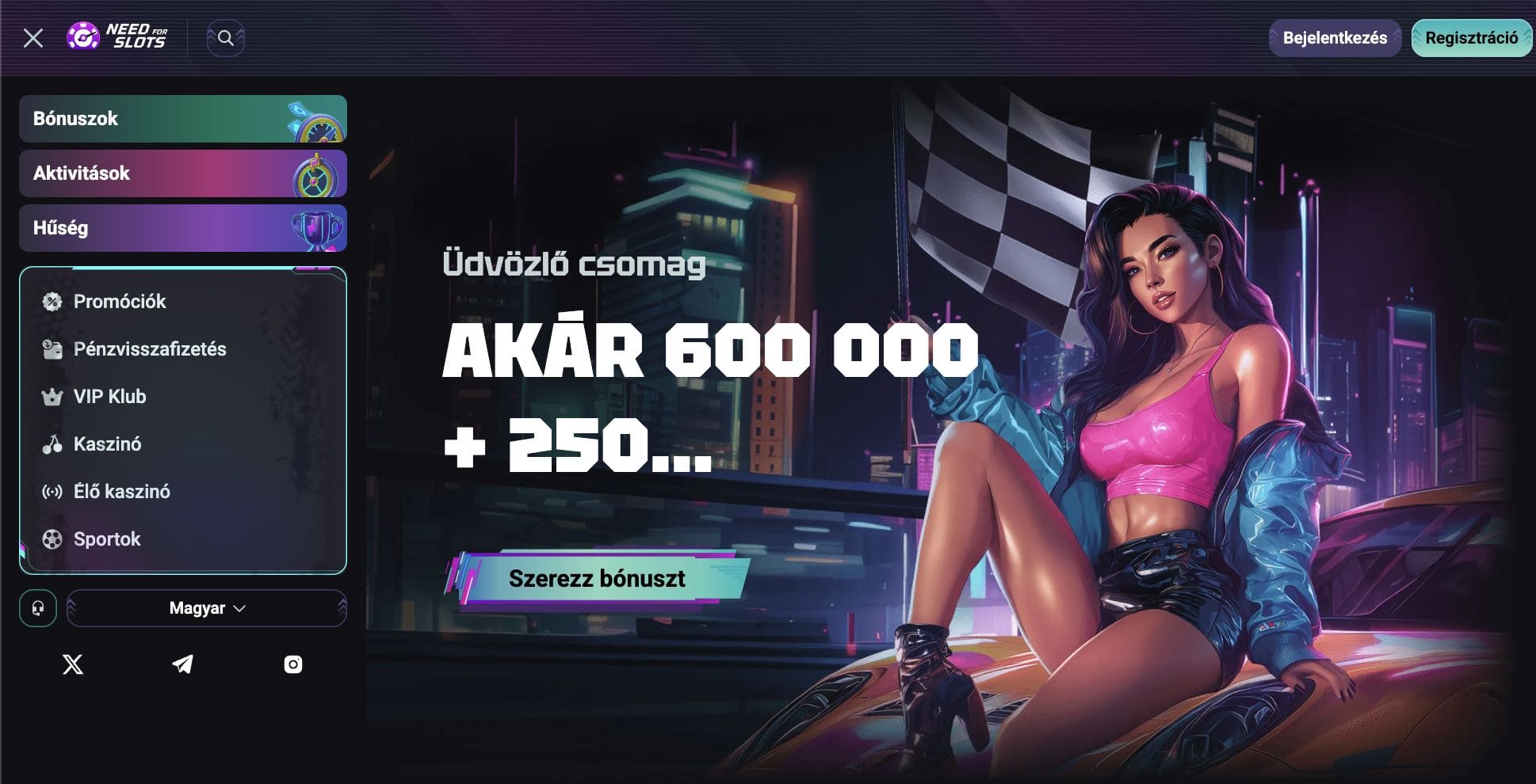 NeedForSlots Casino Magyarország