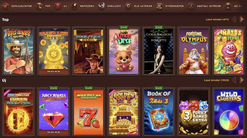 VikingLuck Casino nyerőgépek