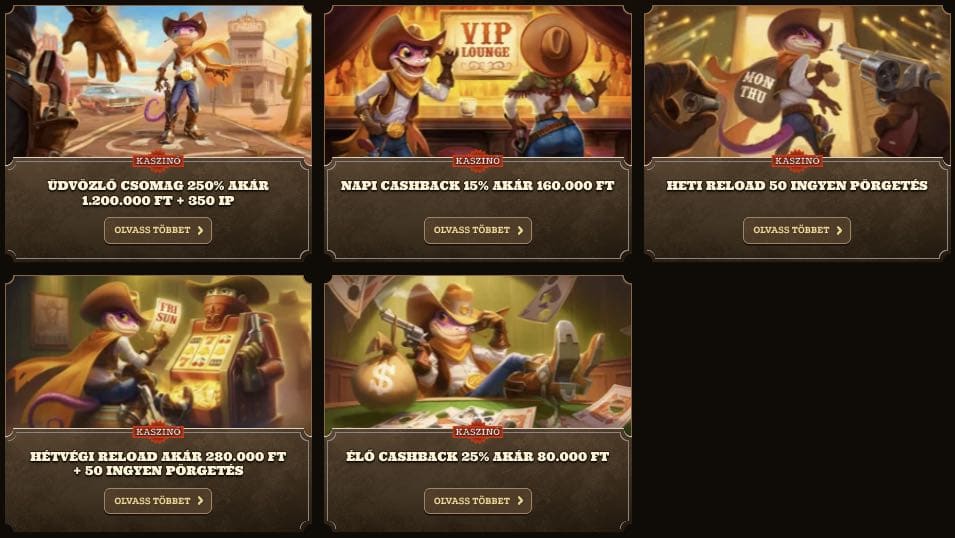 Lizaro Casino bónuszok