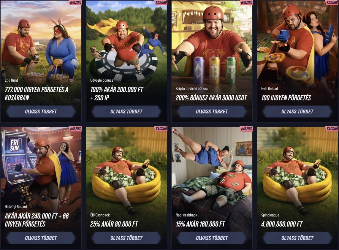 VegasHero casino bónuszok