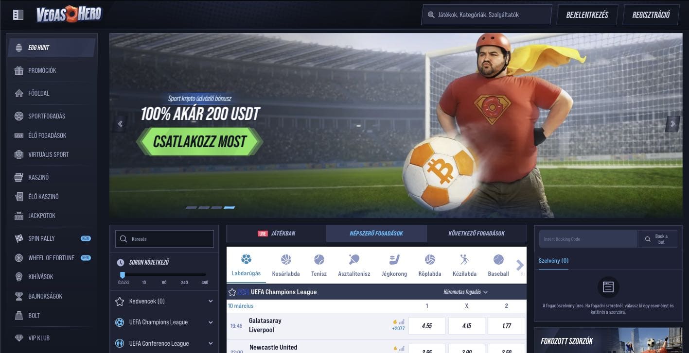 VegasHero casino Magyarország