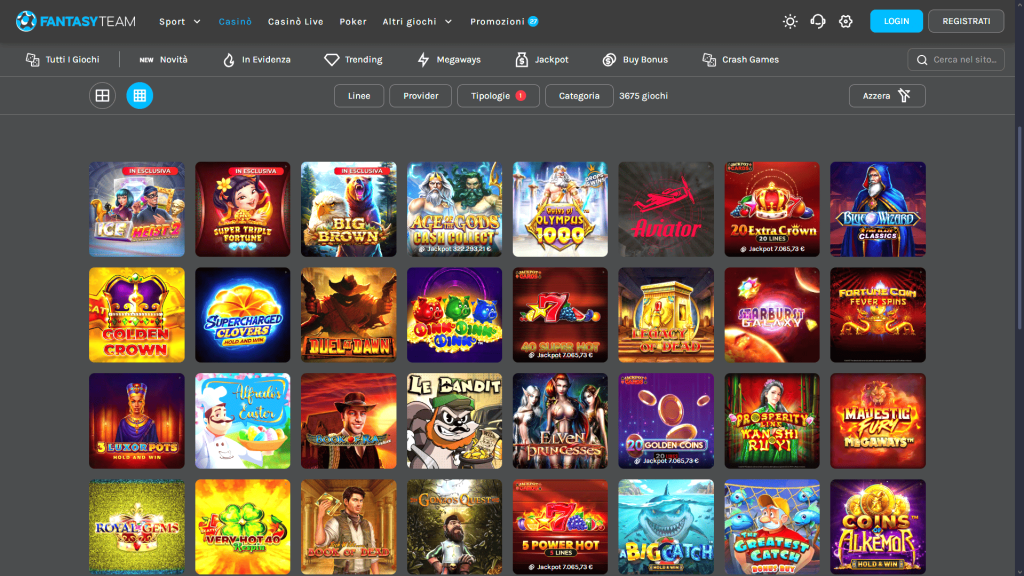 Slot del casinò Fantasyteam