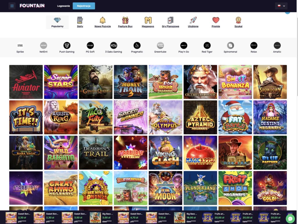Fontan casino automaty do gier