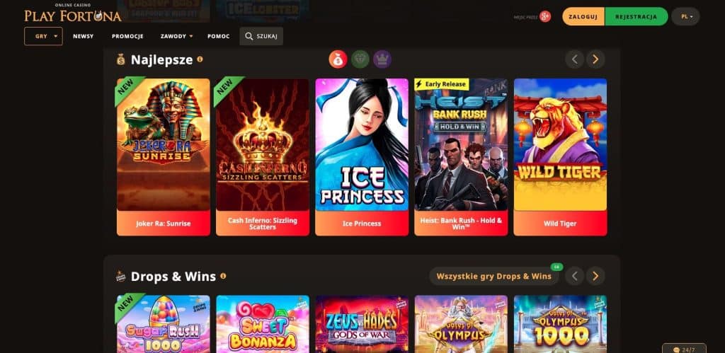 Play Fortuna casino automaty do gier