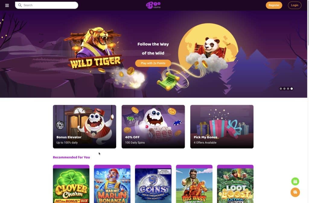 BooCasino oficjalna strona