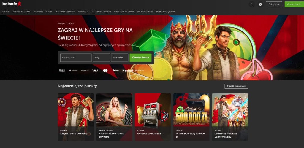 BetSafe casino oficjalna strona