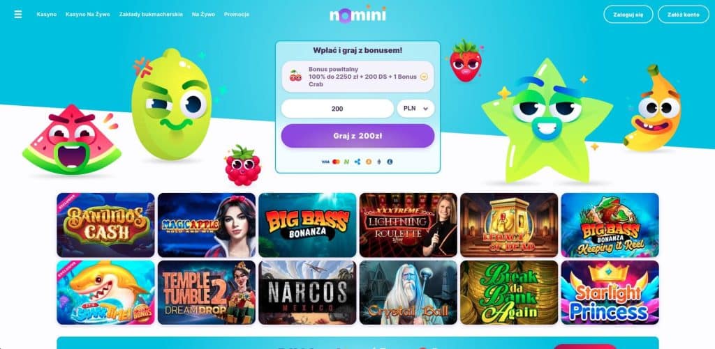 Nomini casino oficjalna strona