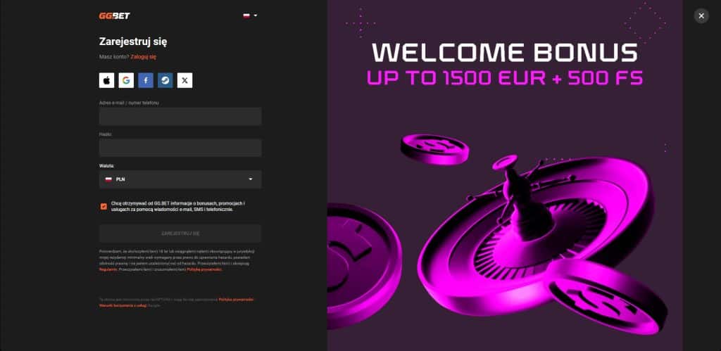 ggbet zarejestruj sie