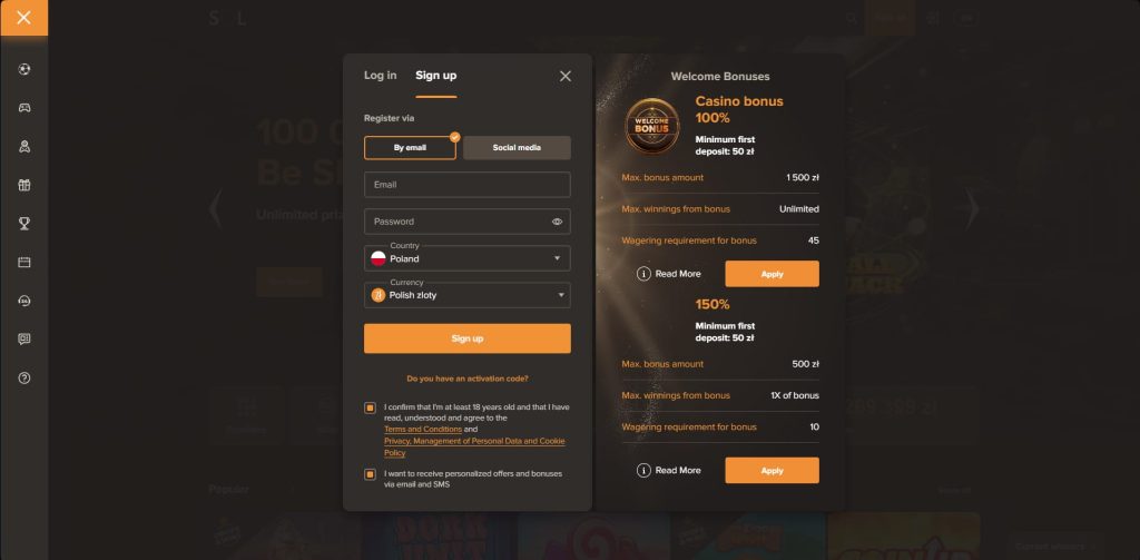 solcasino zarejestruj sie