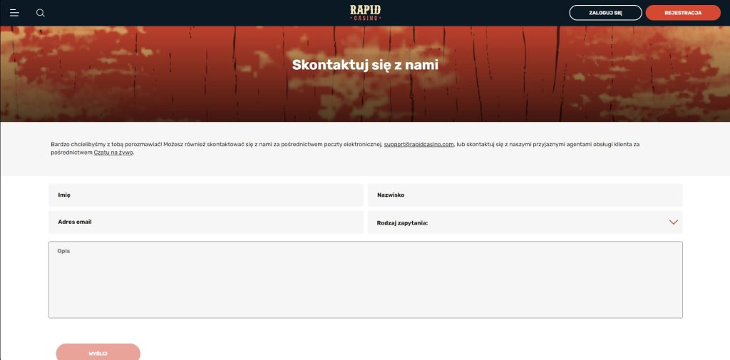 rapid casino kontakty