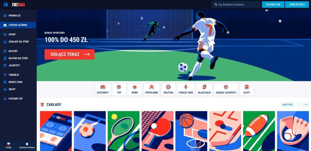TikiTaka casino Polska
