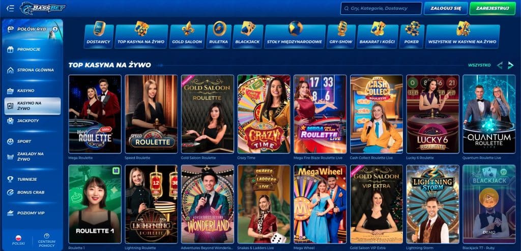 Gra z krupierami na żywo