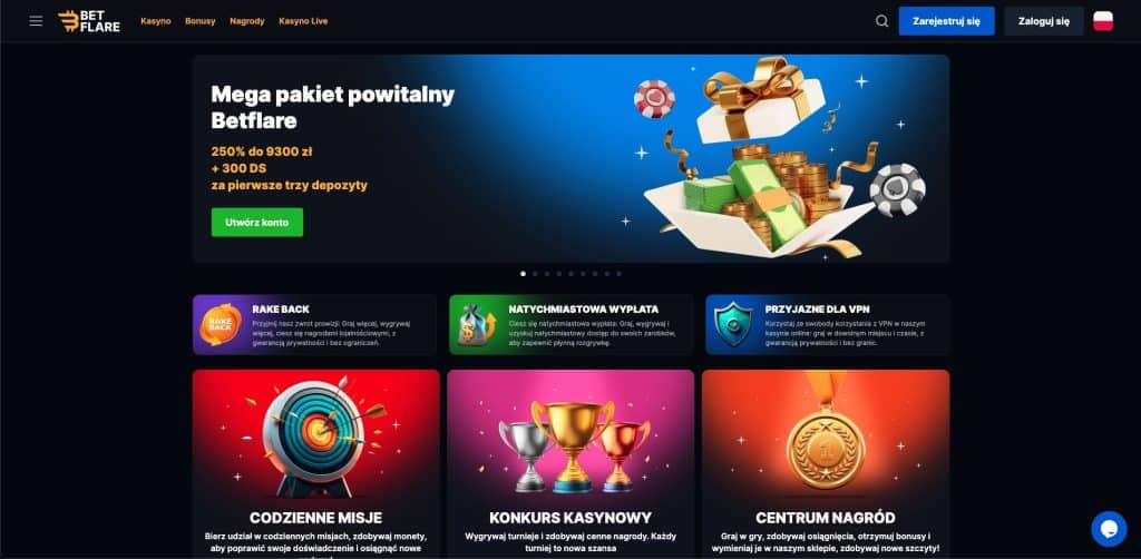 Betflare casino Polska