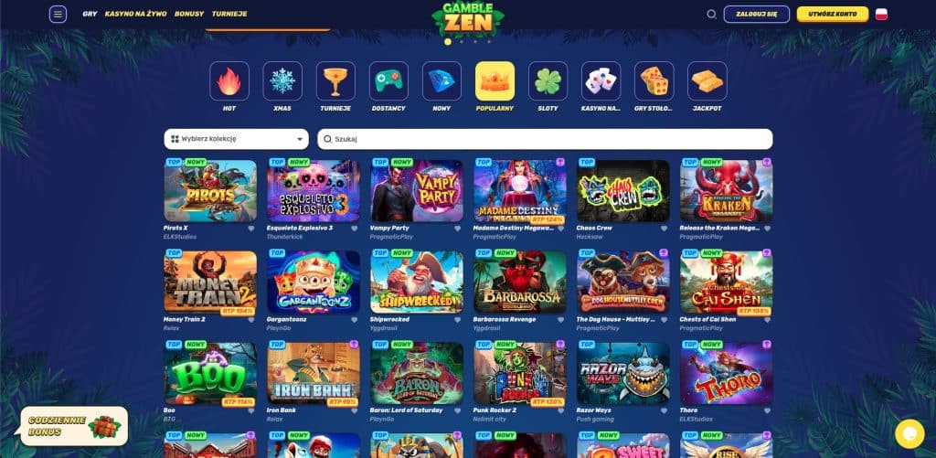 Gamblezen casino automaty do gier