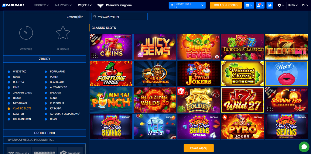 FairPari kasyno automaty do gry