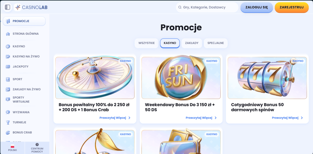 CasinoLab casino bonusy