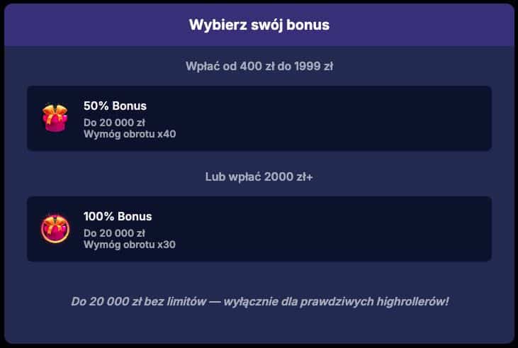 Highroller Bonus