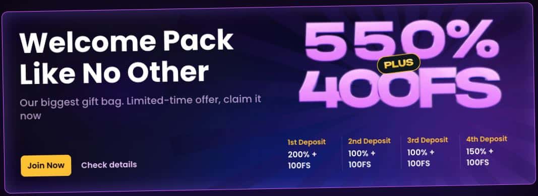 iWild casino bonus powitalny