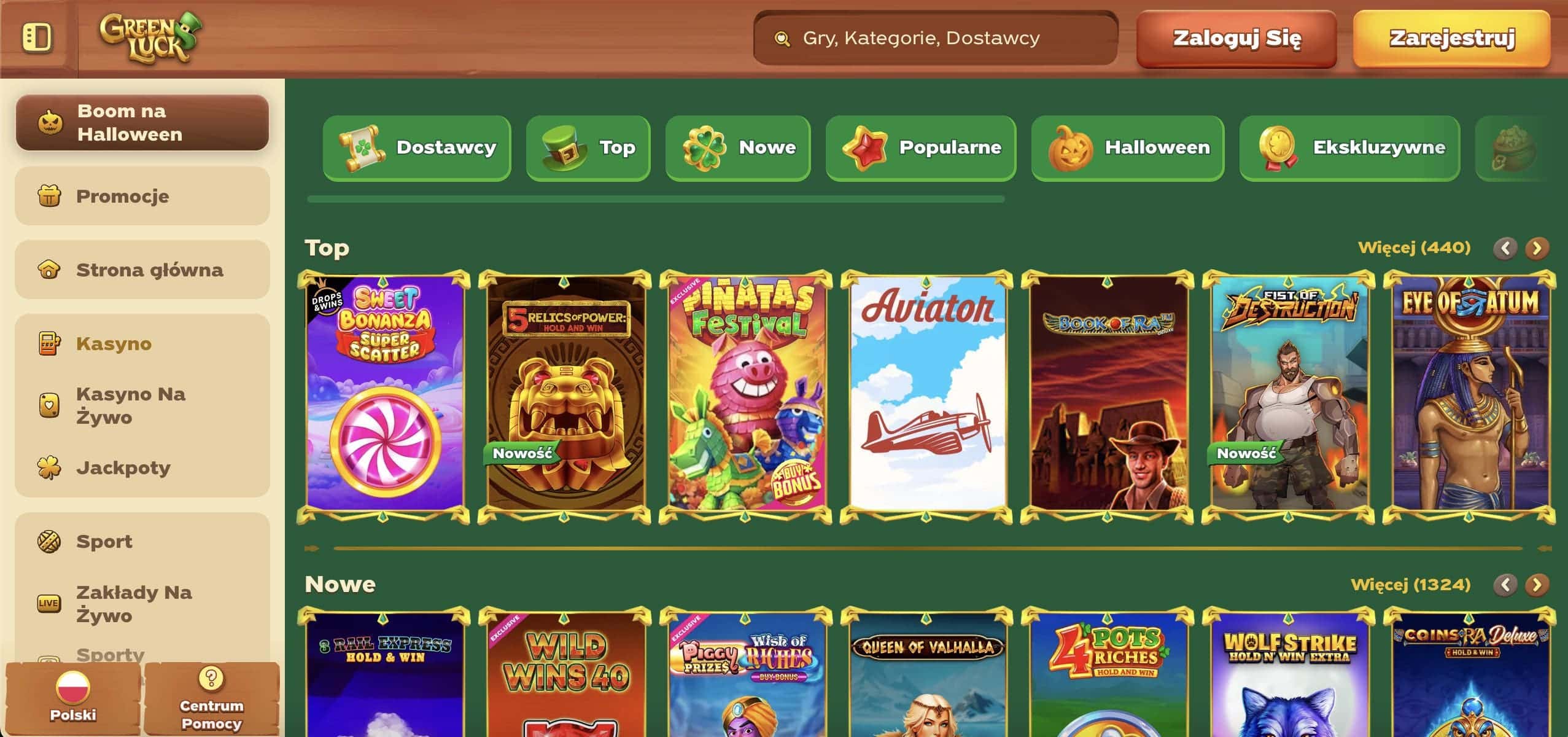 GreenLuck casino automaty do gier