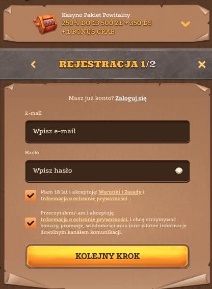 Lizaro casino rejestracja konta