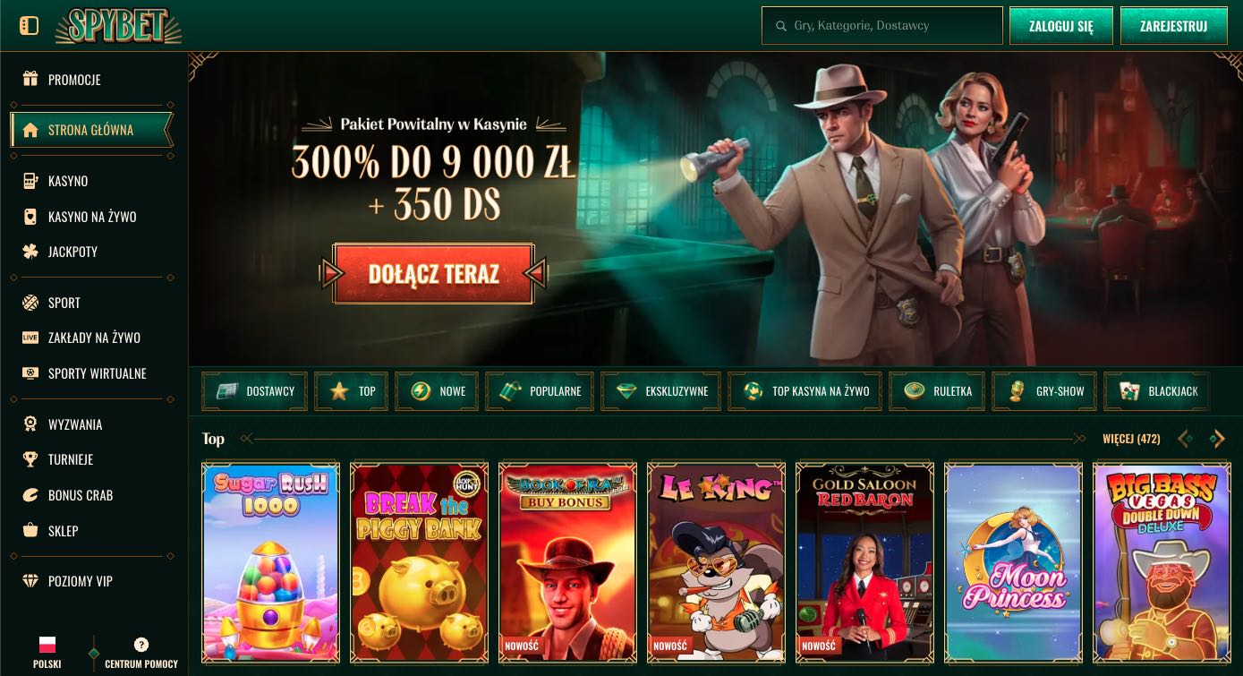 Spybet casino Polska
