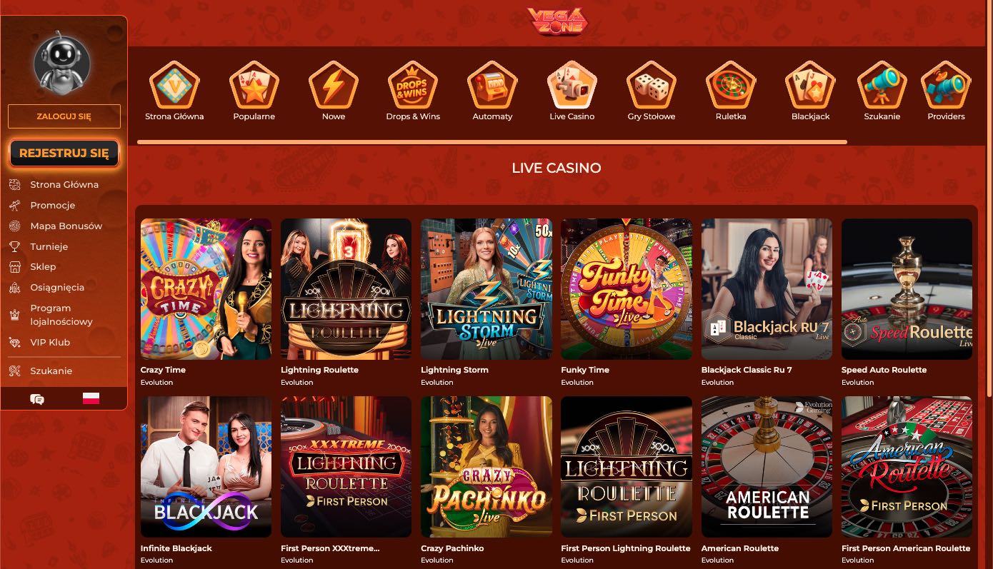 Gra z krupierami na żywo