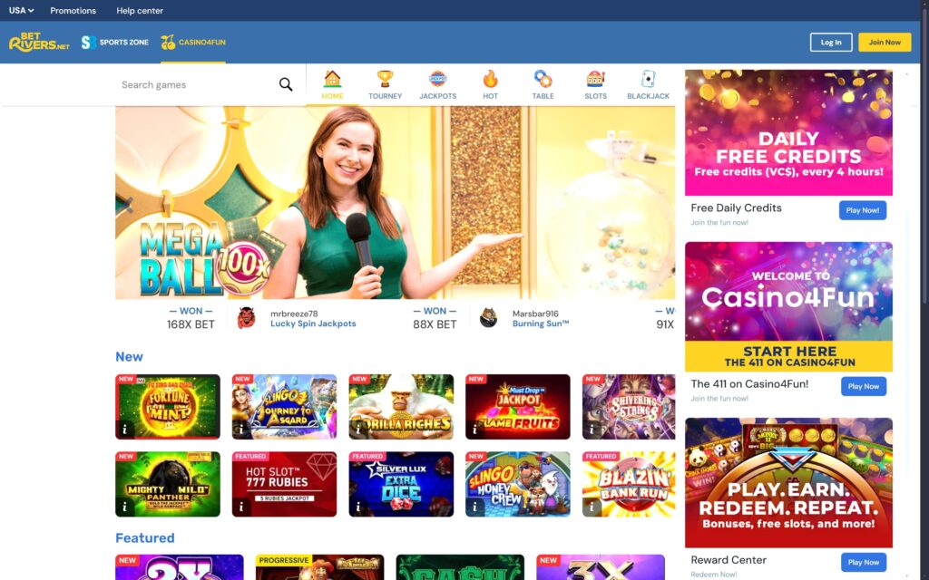 Bet Rivers casino bonuses