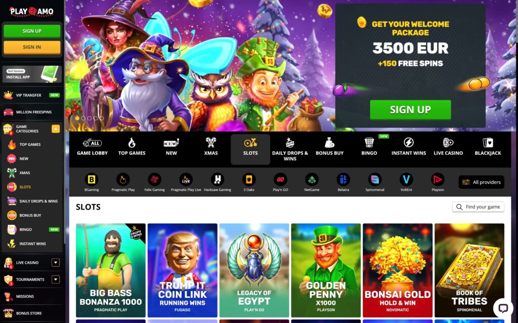 Playamo casino slots