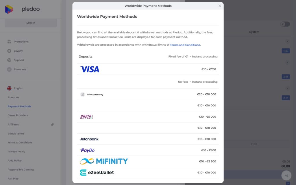 Payments