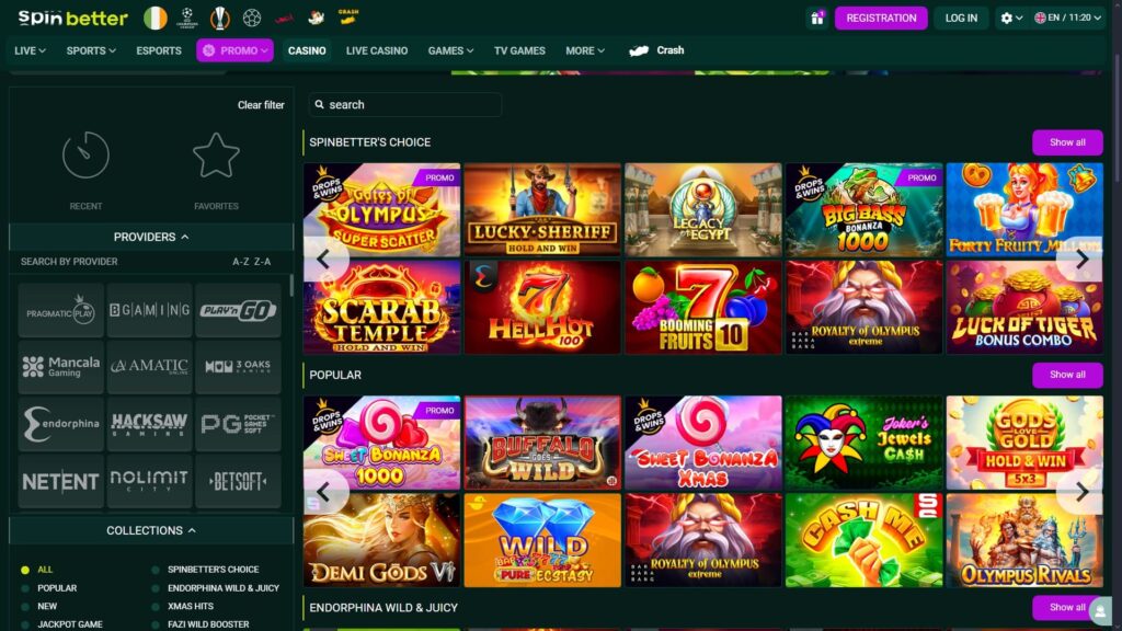 Spinbetter casino slots