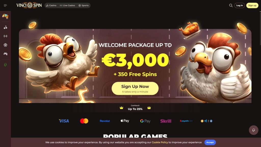 VinciSpin casino